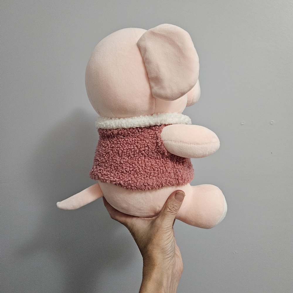Pink Baby Elephant Stuffed Animal Plush - Picture 8 of 15